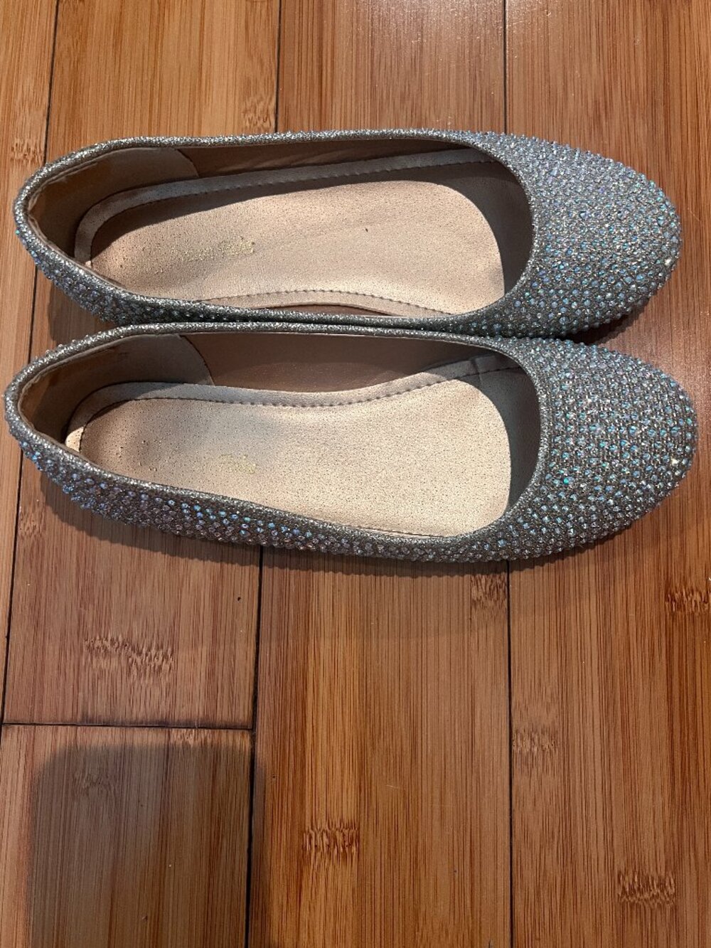 Dream Pairs girls size 4 gold sequin ballet flats